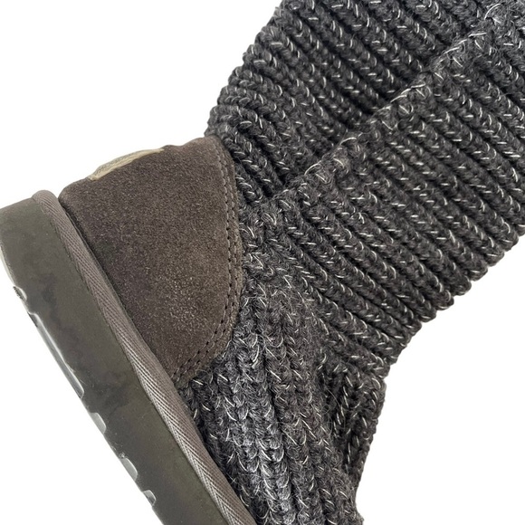 UGG Classic Cardy Button Detailed Knit Tall Boots - Picture 7 of 11